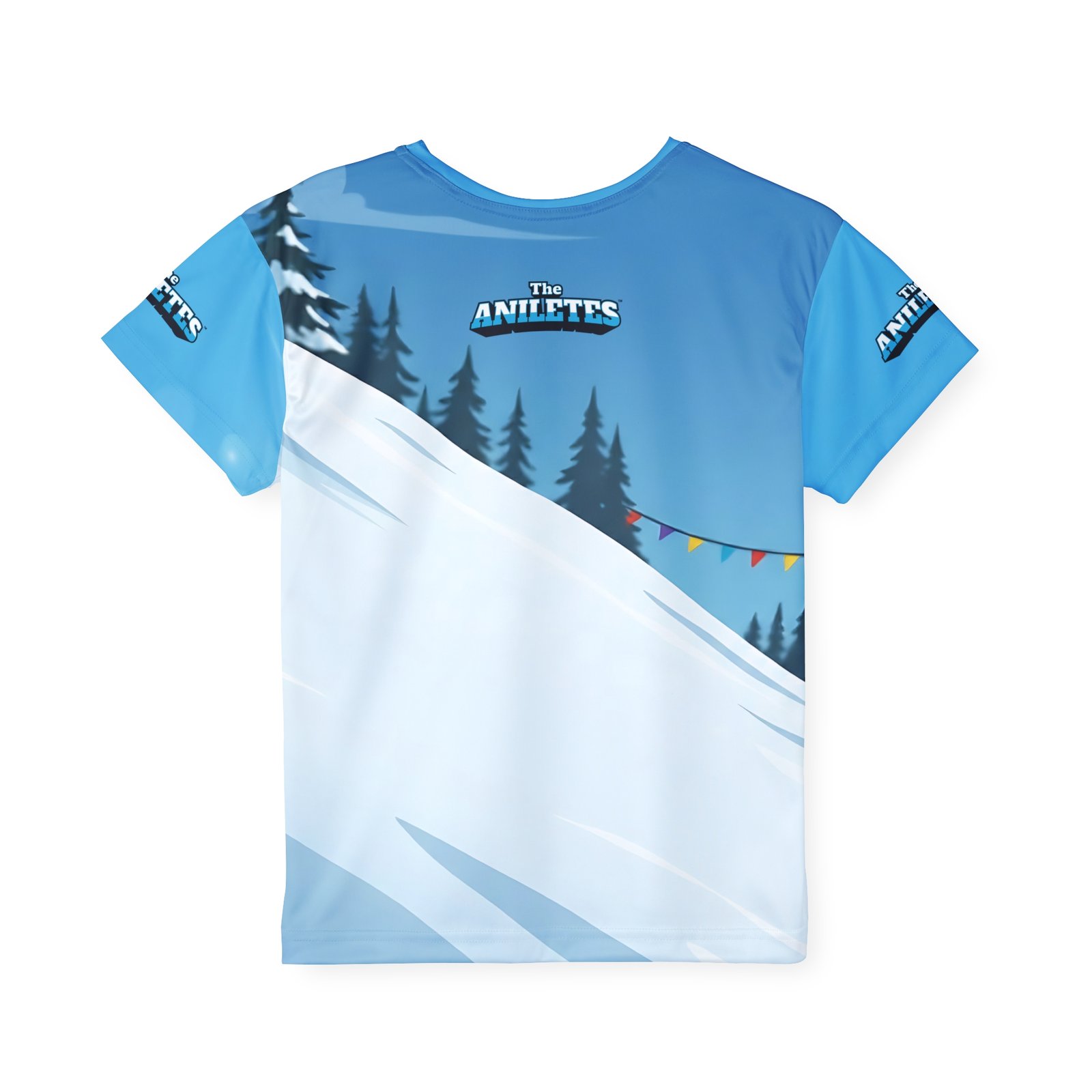 Sweden Ski Kids Sports Jersey (AOP) - Image 2